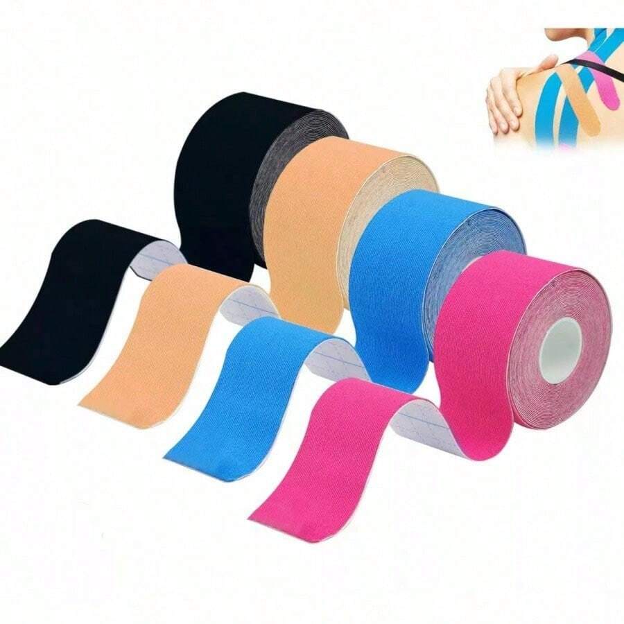 (2.5cm*5m) Waterproof Sports Bandage, Suitable For Gym, Swimming, Tennis And Other Sports - Multicolor - View 1