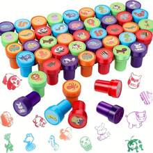 3/12/24/36/50pcs Self-Inking Dog Stamps, Small Colorful Stamp Set, Teacher Supplies, Party Favors, Suitable For Classroom, Party And Educational Activities - Multicolor - View 11