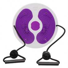 1PC Portable Waist Disc Set With Resistance Band, 3D Textured Foot Massage Plate To Stimulate Acupoints And Promote Blood Circulation, Suitable For Gym Or Home Fitness, Can Be Used For Pilates And Yoga, Home Fitness Waist , Waist Exercise Machine - Suitable For Foot Massage Exercise, Women's Weight Loss And Fitness, Weight Capacity Up To 100KG - Multicolor - View 16