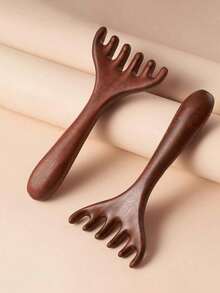 1/2/3pcs Head Massage Comb, Neck Lifting & Relaxing Massager, Shoulder & Neck Massage Brush, Massage Therapy Brush, Suitable For Massage To Relieve Stress And Emotion, Body Care For Travel, Outdoor, Sports, Office, School And Other Occasions, Hair Clip, Hair, Hair Styling Tools, Body Massager, Massage Roller, Back Massager, Lymphatic Massager - Multicolor - View 3