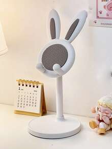 Cartoon Rabbit Universal Phone Stand, Adjustable Extendable Height-Adjustable Desktop Slouchy Phone Holder, Portable For Students Learning, Office, Bedroom, Watching And Decoration - Multicolor - View 8