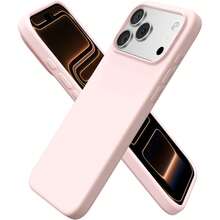 液態矽膠 3 層全包覆軟膠手機殼，適用於 iPhone 17 Pro 17 Pro Max 17，清新夏季配色，防震保護殼附防刮微纖維內襯，相容 iPhone 13 11 16 Pro Max 15 14 Plus 12 Mini XS Max 7 8 Plus - 灰粉 - 查看 8