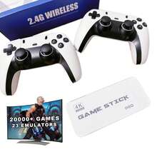 Yiyi Mini Retro Game Stick Game Console, 4K HD Output & Wireless Controller Plug & Play Video Game Console, Built-In 20,000+/30,000+ Games, Unisex Arcade Game Console, Best Birthday/Holiday Gift (64G/128G) - 1pc - View 10