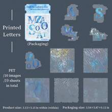 JotBox Colorful Ode Watercolor Texture PET Stickers Digital Film Creative Planner Stationery Stickers Decoration DIY School Supplies - Ode to Color - View 17