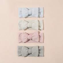 5pcs Multi-Color Baby Headbands, Soft & Elastic, Breathable, Suitable For All Seasons, Perfect Gift, Ideal For Photo Shoots - Multicolor - View 16