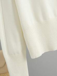 GIGOGOU Fashion Quality Autumn Winter Basic Women Knit Pullover Sweater Soft Casual Warm Slim Top - White - View 9