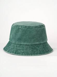 1pc Unisex Solid Color Plain Bucket Hat, Sun Protection, Breathable, New Versatile Style, Suitable For Outdoor Leisure And Sunshade Wear - Bucket Hat - View 22