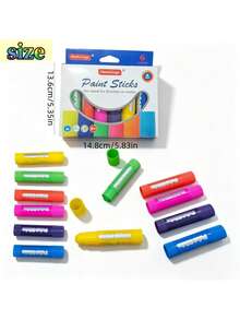 Set Pastel Minyak Cepat Kering 6 Warna, Dapat Dicuci, untuk Seniman, Penghobi, Pemula, dan Alat Lukis. - Set pastel minyak - View 2