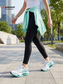 EDIXIM Women's Running Shoes 2026 Summer New Lightweight Sports Shoes Mesh Breathable Shock Absorbing Road Running Shoes Authentic - Glacier Green - View 5