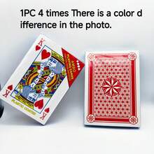 1pc Oversized Creative Playing Card, Giant Super Large Poker Card, Family Gathering Leisure Entertainment Card, Suitable For Parties, Magic Performances - Multicolor - View 9