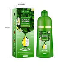 MOKERU 黑色染髮洗髮精 420ml,天然茶樹草本萃取染髮,永久性染髮洗髮精,遮蓋白髮,適合居家使用的天然植物染髮洗髮精,夏季推薦 - 黑色 - 查看 7
