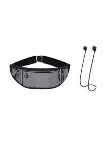 Unisex Ultra-Thin Waterproof Running Waist Bag, Running Belts With Built-In Expandable Multi-Zipper Independent Compartments, Side Reserved Earphone Cable Outlet, Breathable Sweat-Proof Waterproof Fabric, Lightweight No Burden Feeling, Suitable For Running, Fitness, Gym Training, Marathon Events, Outdoor Cycling, Mountain Hiking, Short Trips, Daily Commute And More, Unisex Multi-Functional Fitted Phone Storage Waist Bag - Multicolor - View 15