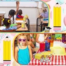 6/12/24pcs/Set Pencil Candy Box, Back To School Popcorn Snack Box Pencil Shaped Gift Bag, Welcome Back To School Snack Box - Multicolor - View 6