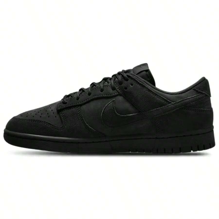 Nike Dunk Low Retro Se Nubuck Men's Black IB6651-001 | Court-To-Street Style, Iconic Silhouette - 黑色 - 查看 1