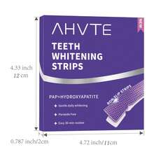 AHVTE Strip Pemutih Gigi Ungu, Pas Anti-Selip, Lembut Tanpa Menyebabkan Sensitivitas Gigi, Melindungi Enamel Gigi, Mudah Dibawa, Penting untuk Liburan, Kencan, Pernikahan, Perjalanan - Mengupas - View 7