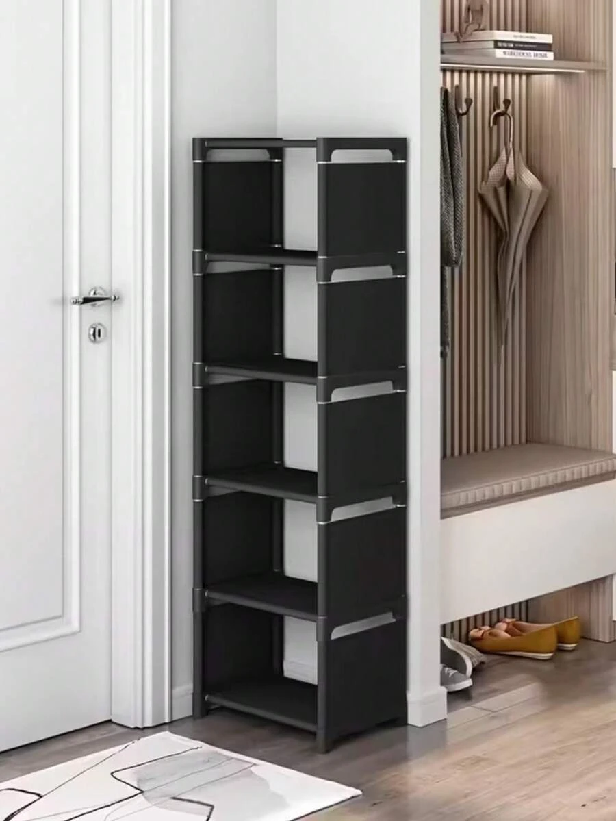 Single-Tier Shoe Rack, Reinforced Base For Sturdier Placement, Easy Tool-Free Assembly, Space-Saving Shoe Storage Solution For Hallway, Dorm And Closet; This Multi-Layer Shoe Rack Is Highly Durable And Stylish