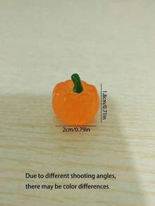 50pcs/40pcs/30pcs Glowing Realistic Mini Pumpkins, Artificial Vegetable Pumpkin Desktop Decor, Miniature Landscape Decoration, Bathroom Decor And Accessories, Suitable For Party Gifts, Wedding Decor, DIY Crafts, Autumn Decoration, Home Living Room Decor, Harvest Festival Party, Thanksgiving, Halloween Party Supplies, Mini Pumpkin Figurines, Halloween Atmosphere Ornaments, Autumn Decor, Desktop Pumpkin Display, Small Pumpkin Crafts, Scene Matching Ornaments, Halloween Party Table Props - Multicolor - View 6