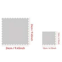 50/100Pcs Sage Green Napkin, 2-Ply, 4.72 X 4.72 Inches, Scalloped Napkins Disposable Cocktail Napkin, Beverage Dessert Napkin, For Birthday, Parties, Wedding Bridal And Baby Shower - View 3
