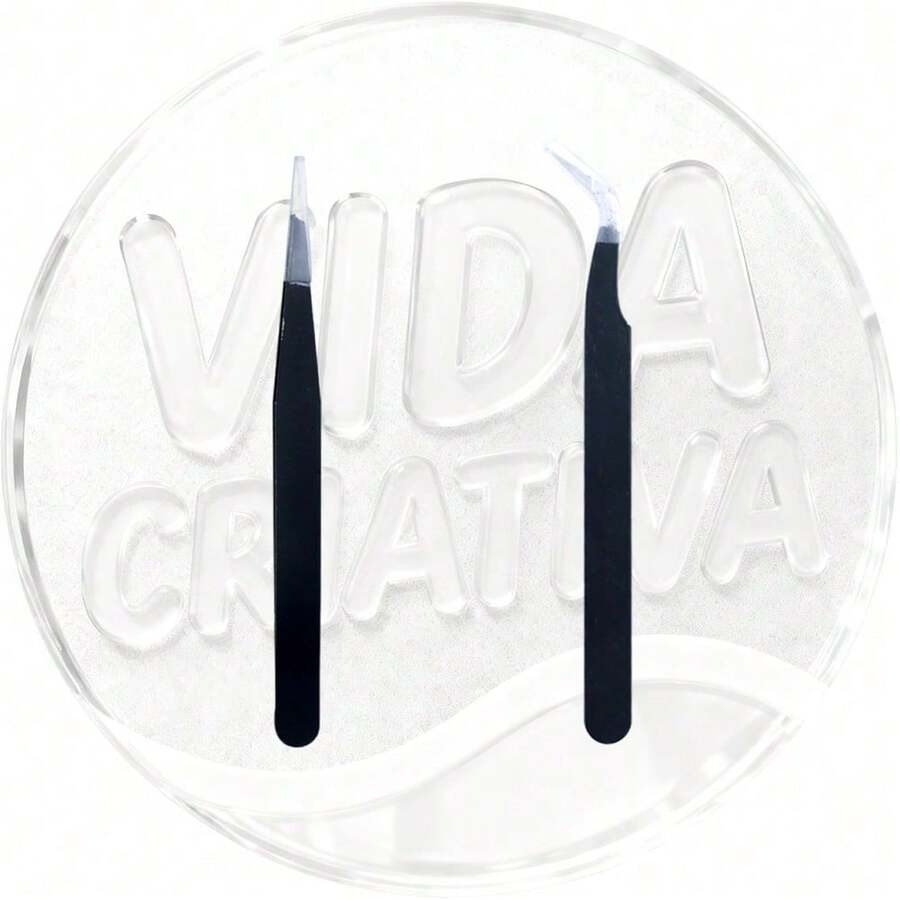 2/1 Peça Conjunto de Duas Pinças de Cabeça Reta Rosa, Cabeça de Pinça Simples, Fina e Fácil de Atender às Necessidades, com Dureza do Aço Reforçada, Alta Elasticidade, Durabilidade Excelente com Capa Protetora para Evitar Ferimentos nas Mãos, Encaixe Apertado e Confortável - preto - Visão 1