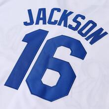 Men's #16 Bo Jackson Kansas City Royals 1989 White Embroidered Baseball Jersey, Baseball Fan Commemorative Gift - White - View 6
