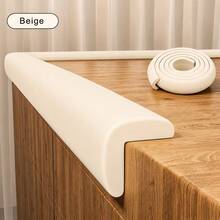 Impact Corner Protector For Tables And Walls-Durable Rubber Material, Easy To Install, Prevents Scratches, Keeps Furniture In Place, Anti-Scratch Protective Cover, Furniture Protection, 200.0 Cm Soft Guard, Household Corner Tea Table Hemming - L-shaped 2m - View 12