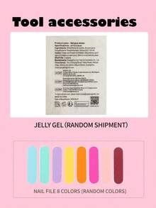 10pcs Press On Nails White Nails Golden Heart Border Handmade Press On Nails Faux Ongles Nails Press On Summer Nails Fake Nails Artificial Nails Kit Includes 1sheet Adhesive Tabs &1 Pc Mini File - Multicolor - View 7