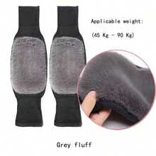 Thickened Fleece Knee Pads, Warm Support, Suitable For Cold Weather, Compression Knee Sleeve, Suitable For Autumn And Winter - Multicolor - View 25