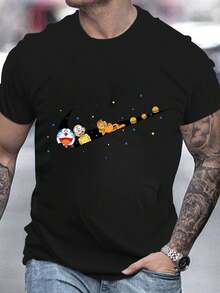 Men T-Shirts - Black - View 6