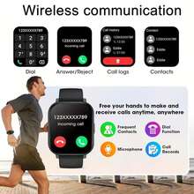 1.83 Inch HD Display Smart Sports Watch, Bluetooth Calling, Multiple Sports Modes, Sedentary Reminder And Other Functions, Suitable As Gift For Friends And Couples, Compatible With Android And IOS - 查看 9