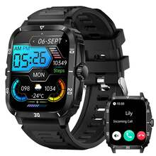 Smartwatch, Wireless Call/Dial, Multi-Sport Mode, Short Message Alert, Message Alert View, Customized Wallpaper, Compatible With IPhone/Andriod - Multicolor - View 11
