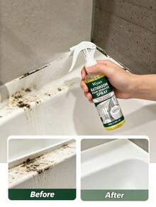 OUHOE 3/2/1PC Bathroom Cleaner, Household Tile Bathtub Limescale Remover Bathroom Glass Descaler Multi-Purpose Cleaning Agent, Multi-Purpose Oxalic Acid Cleaner, Cleans Surface Dirt Rust Stains Kitchen Bathroom Cleaning Brightening, Gift For Family And Friends Holiday (Random New And Old Style) - Mix - View 6