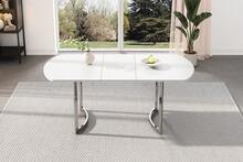 Mesa de Comedor Extensible 140/180 cm - Estilo Moderno - Blanco - Ver 11