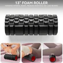 Krightlink Foam Roller Deep Tissue Massager, 13 Inch High Density Patented Sports Roller For Muscle Massage And Fascia Trigger Point Release - C - View 3