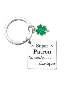 Boss Gift Keychain - Birthday Or Christmas Gift For Boss, Colleague Or Retiree - Personalized Work Gift - Silver - View 10