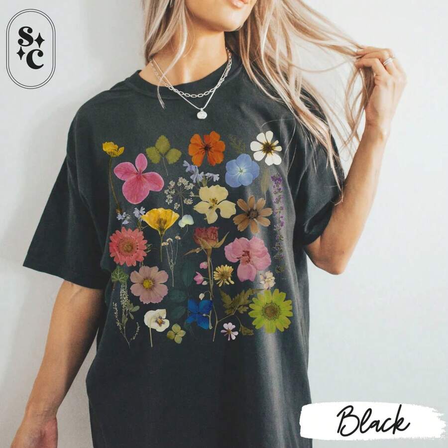 Women T-Shirts - Black - View 1