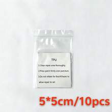 10pcs Waterproof Repair Patches For Tent, Swim Ring, Sleeping Bag, Outdoor Round Transparent Reflective Portable Repair Patches - Transparent Repair Patch - View 6