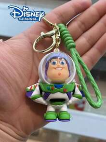 Disney 開學季 巴斯光年 胡迪 潔西 三眼外星人 女款時尚鑰匙圈 可愛背包掛飾 車鑰匙吊飾 成人禮物 - 彩色 - 查看 1