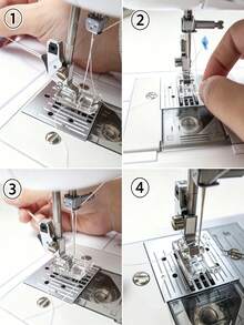 Sewing Machine Threader, Quick Threading, Suitable For Multiple Sewing Machine Models; Easy To Use; Suitable For Home Sewing And Tailoring Projects, Ideal Gift For Adults And Elderly; Convenient Tool For Quick Threading Sewing - Multicolor - View 5