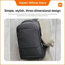 Xiaomi Business Backpack – 30L Large Capacity Laptop Bag With Water-Resistant Polyester Material, 1100g Lightweight Travel & Work Backpack For Office, School, Commuting - Black - View 3