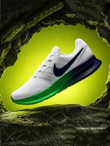 Men's NIKE RUN SWIFT 3 Running Shoes Low-Top DR2695-124 - Dark Green - View 2