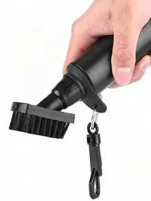 1pc Golf Club Cleaning Brush With Fixing Clip And Spray Bottle, Suitable For Cleaning Golf Clubs And Golf Balls, Golf Club Cleaning Brush Tool - Multicolor - View 5