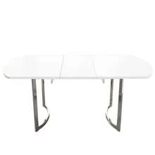 Mesa de Comedor Extensible 140/180 cm - Estilo Moderno - Blanco - Ver 6