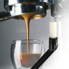 1pc Coffee Machine Cleaning Brush With Nylon Bristles And Ergonomic Plastic Handle - Suitable For Home And Commercial Espresso Grinders, Used To Remove Coffee Residue - Black - View 3