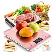 EDVELLA Stainless Steel Digital Kitchen Scale, Electronic Food Scale, 10kg Kitchen Scale With 1g Precision And Tare Function, Scale For Baking And Home Cooking - Kitchen scales - View 3