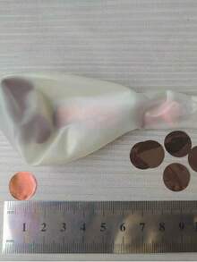 (1組20顆) 乳膠氣球 金屬玫瑰金 婚禮生日派對亮片裝飾氣球 紙屑氣球 - 玫瑰金 - 查看 5
