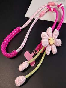 1 conjunto/1/2 peças Cordão para Celular Feminino Transversal Pescoço Pulso Multifuncional Corda Trançada Fresca Outdoor Viagem Caminhada Deslocamento Bolsa Corrente Capa de Celular Capa de Celular Câmera Abelha Alça de Ombro Cordão Universal. Adequado para Família, Amigos Presentes de Aniversário Feriados, Encantos de Celular, Chaveiros, Encantos de Bolsa, Chaveiros Trançados, Acessórios de Chaveiro, Chaveiros de Pulseira, Bolsas para Smartphone, Temporada de Volta às Aulas - Multicolorido - Visão 14