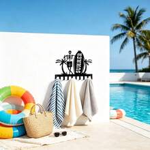 Pool Wall Towel Hook, Bathtub Accessory Towel Rack, Pool Bathroom Towel Rack, Bathrobe Storage Rack, Towel, Bathrobe, Coat, Swimsuit Organizer Hook, Ideal Christmas, Thanksgiving, Halloween, Birthday, Housewarming Gift - View 8