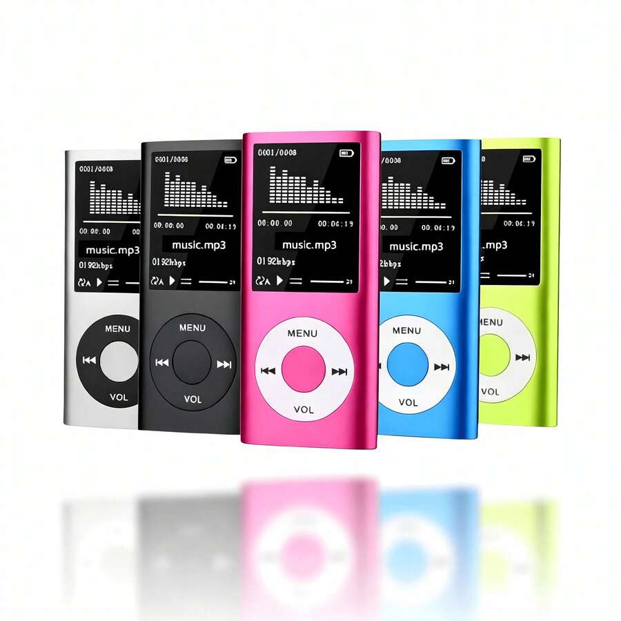 1台可攜式MP3/MP4播放器，支援128GB可擴充儲存，無損音訊(MP3/WMA/FLAC/APE)與影片播放，內建電子書閱讀器、照片與影片瀏覽器，配備LCD螢幕與合金機身，適合音樂、閱讀、旅行與離線使用，理想聖誕禮物，不含SD卡