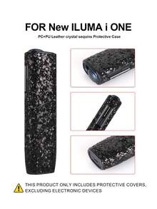 1PC For IQOS New ILUMA I ONE Protective Case PU Leather Surface Crystal Glitter Rhinestone Women Exclusive Fashion Protective Cover Multiple Color Options Anti-Slip Anti-Fingerprint Precise Hole Design Does Not Affect Daily Use Easy Installation Portable Effective Prevention Of Daily Scratches Collisions Anti-Drop Thin Fit Portable Storage Box Unisex Couple Style Simple Versatile Fashion Leather Case - New ILUMA I ONE Diamond - View 5