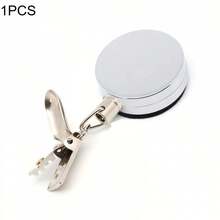 1 pieza Clip retráctil para toalla sin taladro, llavero retráctil anti-pérdida, toallero retráctil automático, clip fuerte con rebote automático, organizador ajustable para baño y cocina, apto para uso en el hogar y hotel. - Abrazadera telescópica - Ver 10